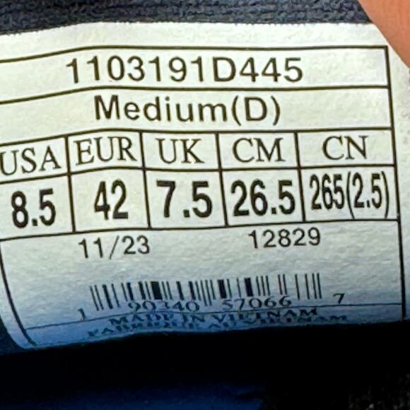 Brooks Addiction Walker Suede Running Shoes Men 8.5 Navy Max Support 1103191D445 - Picture 12 of 12